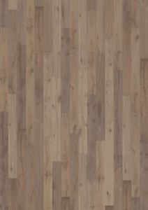 Sol en parquet de chêne, lattes verticales marron gris avec texture bois naturel.
